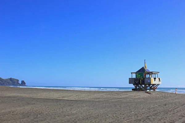 Bethells spiaggia in un pomeriggio di sole Immagini Stock Royalty Free