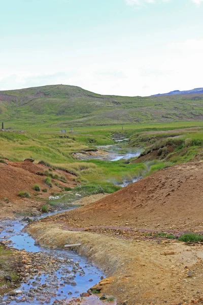 Seltun en Krysuvik cerca de Reikiavik — Foto de Stock