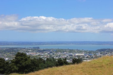 Auckland Panoraması Cennet Dağı 'ndan görüldü