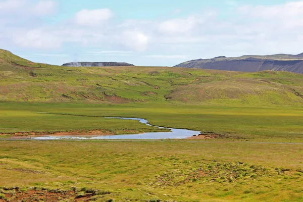 Lugnt landskap på Island — Stockfoto