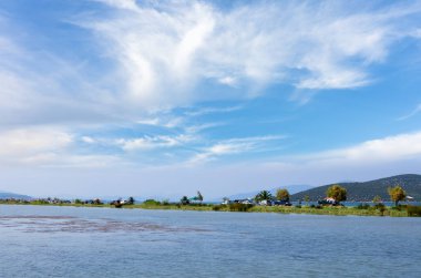  İnanılmaz sahne deniz Atalanti, Yunanistan 