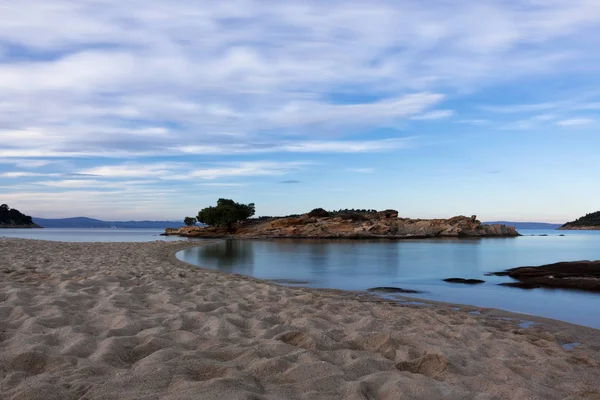 Niesamowite Krajobrazy Nad Morzem Sithonia Chalkidiki Grecja — Zdjęcie stockowe