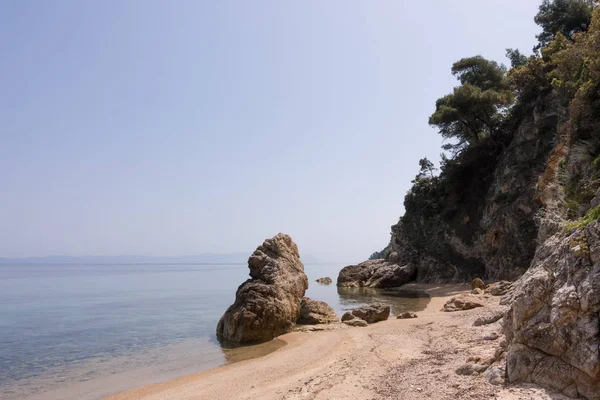 Paisagens Incríveis Beira Mar Sithonia Chalkidiki Grécia — Fotografia de Stock