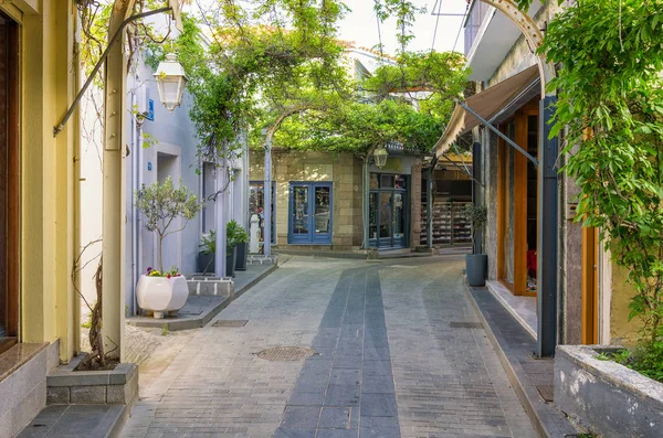 April 28Th 2019 Myrina Lemnos Island Greece Picturesque Street Center — Stock Photo, Image