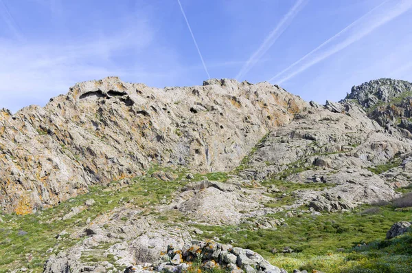 Paysage Montagneux Incroyable Dans Île Lemnos Grèce — Photo