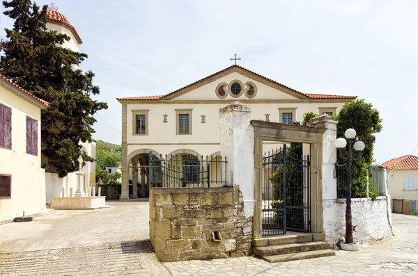 Lemnos Adasında Bir Köyde Güzel Kilise Yunanistan — Stok fotoğraf