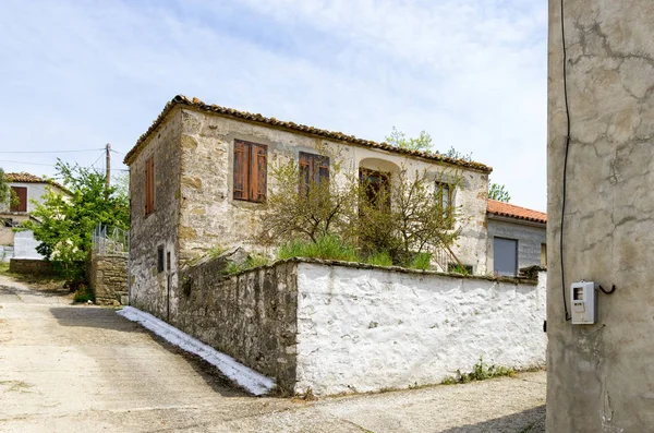 Arquitectura Aldea Kornos Isla Lemnos Grecia —  Fotos de Stock