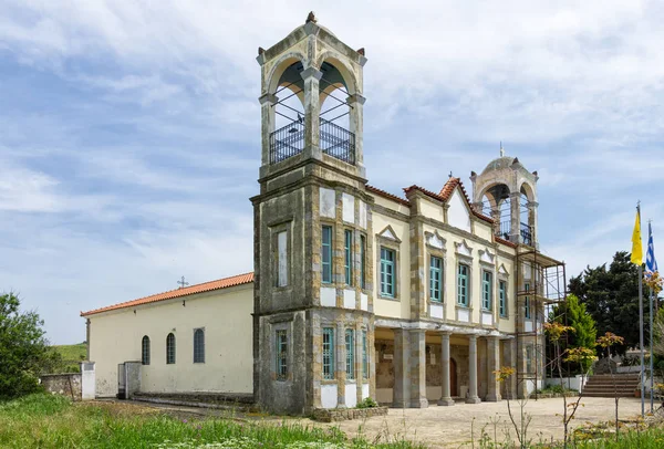 Krásný Kostel Vesnici Lemnos Řecko — Stock fotografie