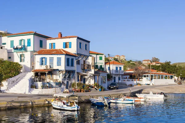 View Picturesque Harbor Stratis Island Greece — Stock Photo, Image