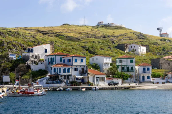 View Picturesque Harbor Stratis Island Greece — Stock Photo, Image