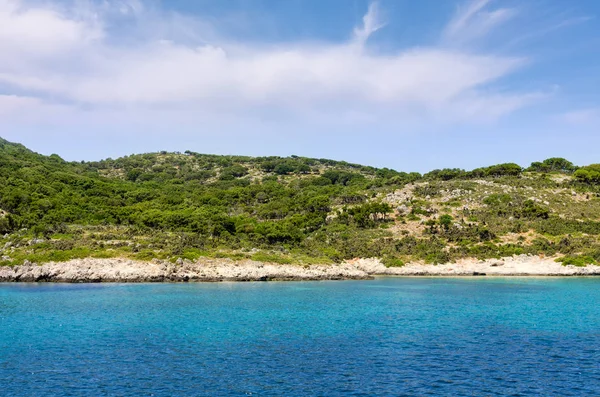 Increíble Paisaje Junto Mar Isla Kera Panagia Grecia —  Fotos de Stock