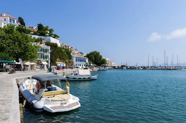 June 17Th 2019 Skopelos Island Greece View Picturesque Harbor Skopelos — Stock Photo, Image