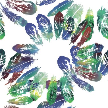 Tüylü pürüzsüz desen. Şık bir etnik köken. Elle çizim .