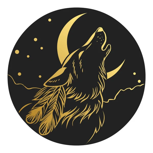 166 Gold Wolf Logo Vector Images Gold Wolf Logo Illustrations Depositphotos