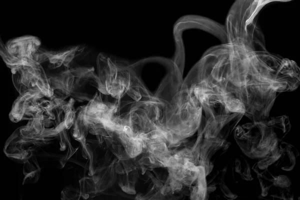 Isolated Smoke Abstract Powder Water Spray Black Background — Stock Photo, Image