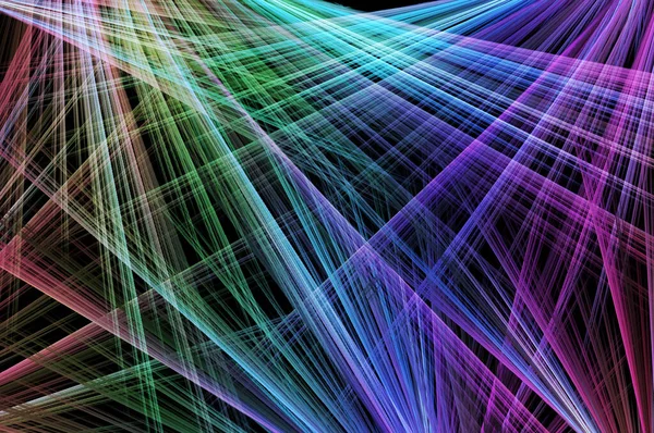 Abstract background neon lines on a dark background. Fractal pattern for creativity and design.