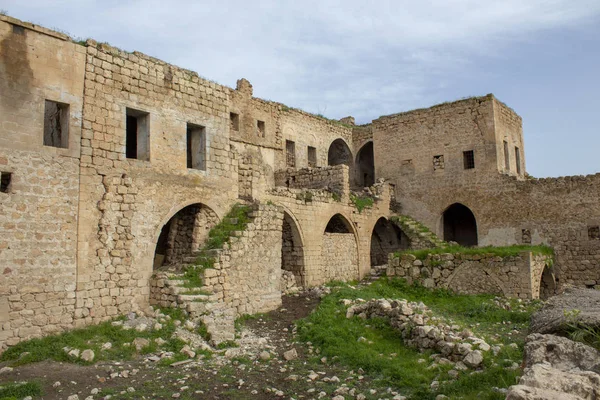 Edificios Amurallados Piedra Paisaje — Foto de Stock