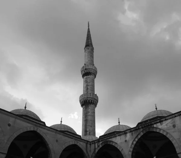 Minaret Blue Mosque Sultanahmet Mosque — Stock Photo, Image
