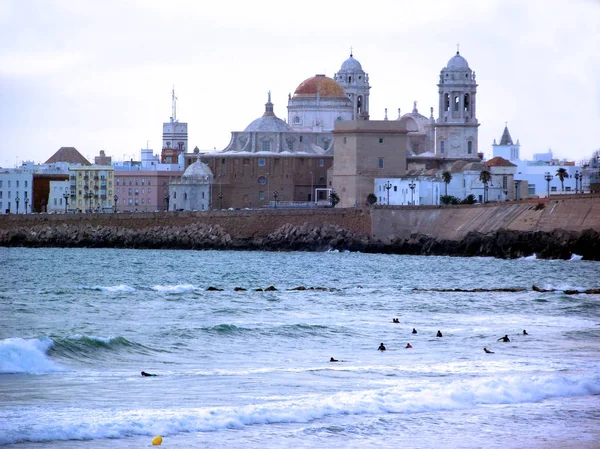 Cadiz Başkenti Endülüs Katedrali Spanya Avrupa — Stok fotoğraf