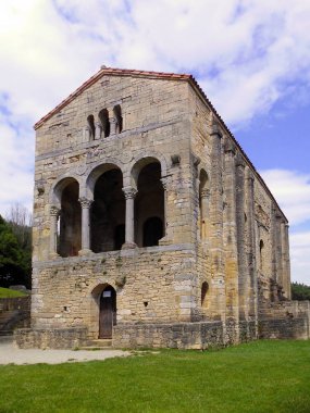 Santa Maria del Naranco Asturias Oviedo şehir içinde. İspanya. Europe