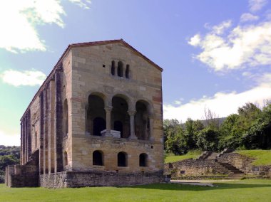 Santa Maria del Naranco Asturias Oviedo şehir içinde. İspanya. Europe