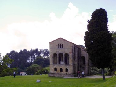 Santa Maria del Naranco Asturias Oviedo şehir içinde. İspanya. Europe
