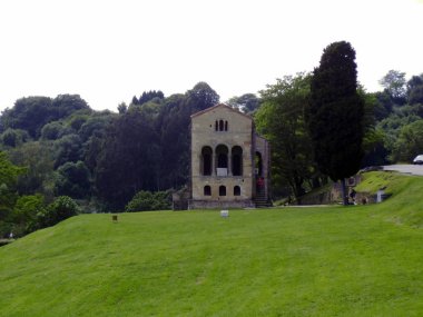 Santa Maria del Naranco Asturias Oviedo şehir içinde. İspanya. Europe