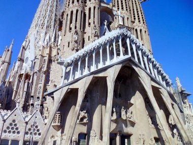 Sagrada Familia - Barcelona expiatory Tapınağı. Catalonia. İspanya. Europe.
