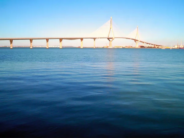 Puente Constitución Llamado Pepa Bahía Cádiz Andalucía España Europa — Foto de Stock