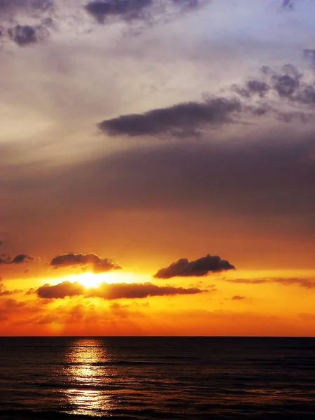 Pôr Sol Costa Baía Cidade Cádiz Andaluzia Espanha Europa — Fotografia de Stock