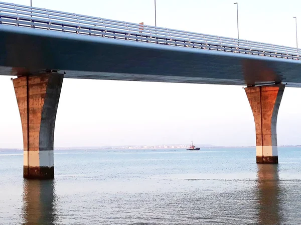 Jembatan Konstitusi Disebut Pepa Teluk Cdiz Andalusia Spanyol Eropa — Stok Foto
