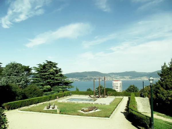 Tekne demir Vigo, Galiçya yapmak Castro parkında. İspanya