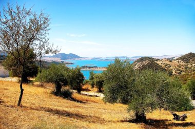 Cadiz Gölü, Endülüs, İspanya, Avrupa'nın peyzaj,