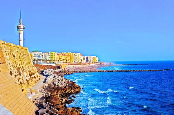 Bahía Cádiz Andalucía España Europa — Foto de Stock