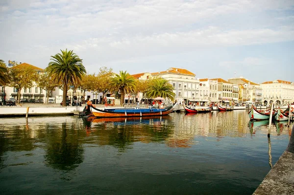 Kanus Für Einen Spaziergang Aveiro Portugal Europa — Stockfoto