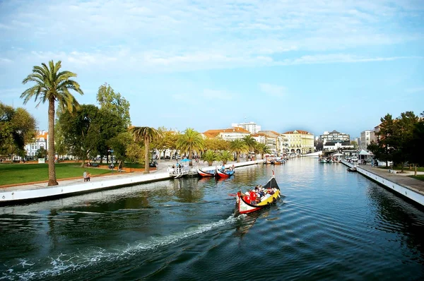 Kano Aveiro Portekiz Bir Yürüyüşe Europe — Stok fotoğraf