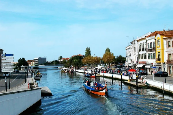 Kano Aveiro Portekiz Bir Yürüyüşe Europe — Stok fotoğraf