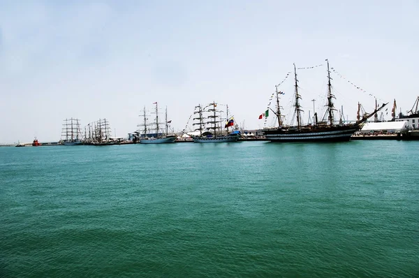 Mastro Barco Vela Cádiz Andaluzia Espanha Europa — Fotografia de Stock