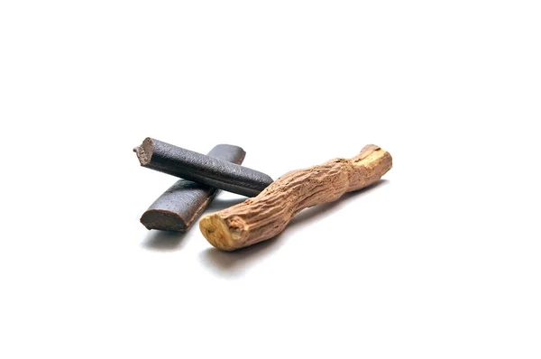 Root Branch Edible Artificial Licorice Trunk — Stock Photo, Image