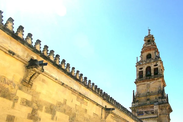 Bell Tower Great Mosque Cordoba Andalusia Spain Europe — Stock Photo, Image