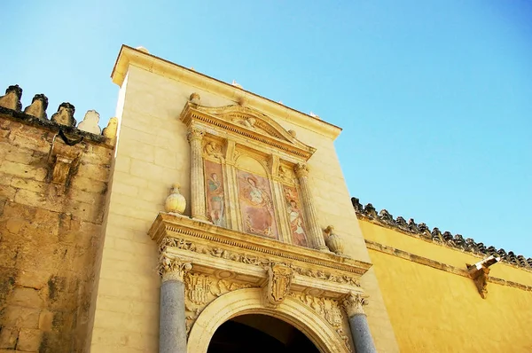 Die Äußere Wand Der Qibla Der Moschee Von Cordoba Andalusien — Stockfoto