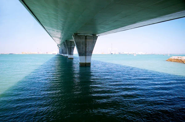 Puente Constitucion Disebut Pepa Teluk Cadiz Andalusia Spanyol Eropa — Stok Foto