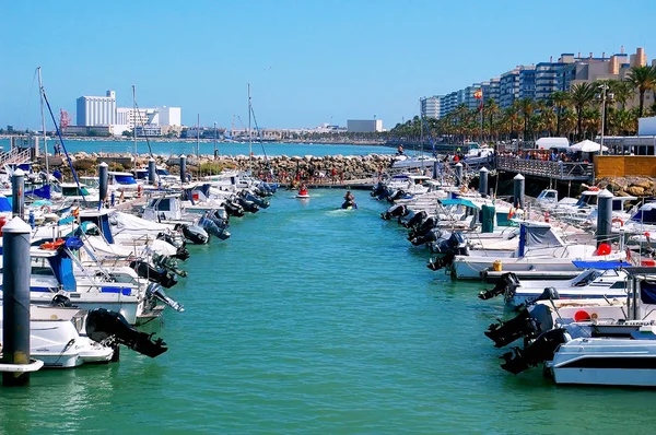 Barcos Pesqueros Bahía Cádiz Andalucía España Europa —  Fotos de Stock