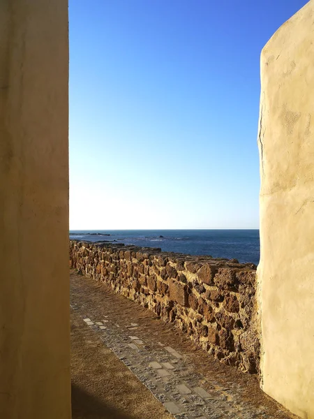 Замок Санта Каталіна Затоці Кадіс Андалузія Іспанія Європі — стокове фото