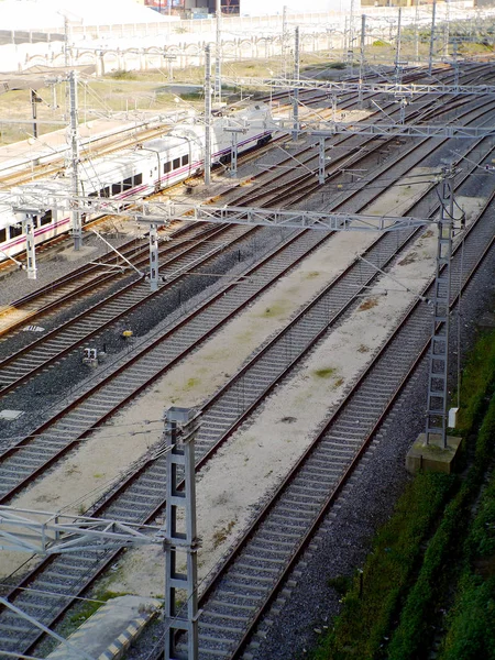 Главный Железнодорожный Вокзал Испанского Города Cdiz Столицы Адиф Renfe — стоковое фото