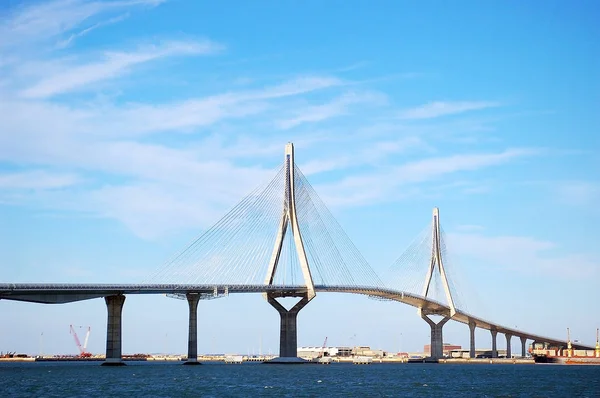 Puente Alkotmányt Pepa Nevű Öbölben Cdiz Andalúzia Spanyolország Európa — Stock Fotó