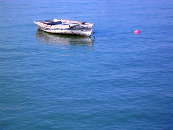 Рыбацкие Лодки Закате Puente Constitucion Называемые Pepa Заливе Кадис Андалусия — стоковое фото