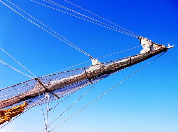 Mástil Velero Cádiz Andalucía España — Foto de Stock