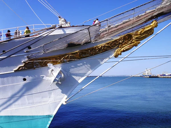 Segelbootmast Cadiz Andalusien Spanien — Stockfoto