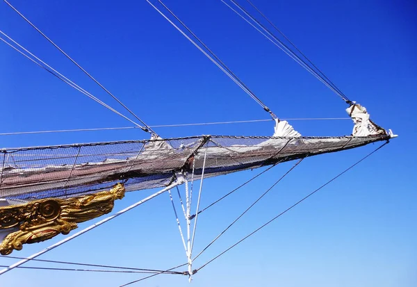 Zeilboot Mast Cadiz Andalusië Spanje — Stockfoto